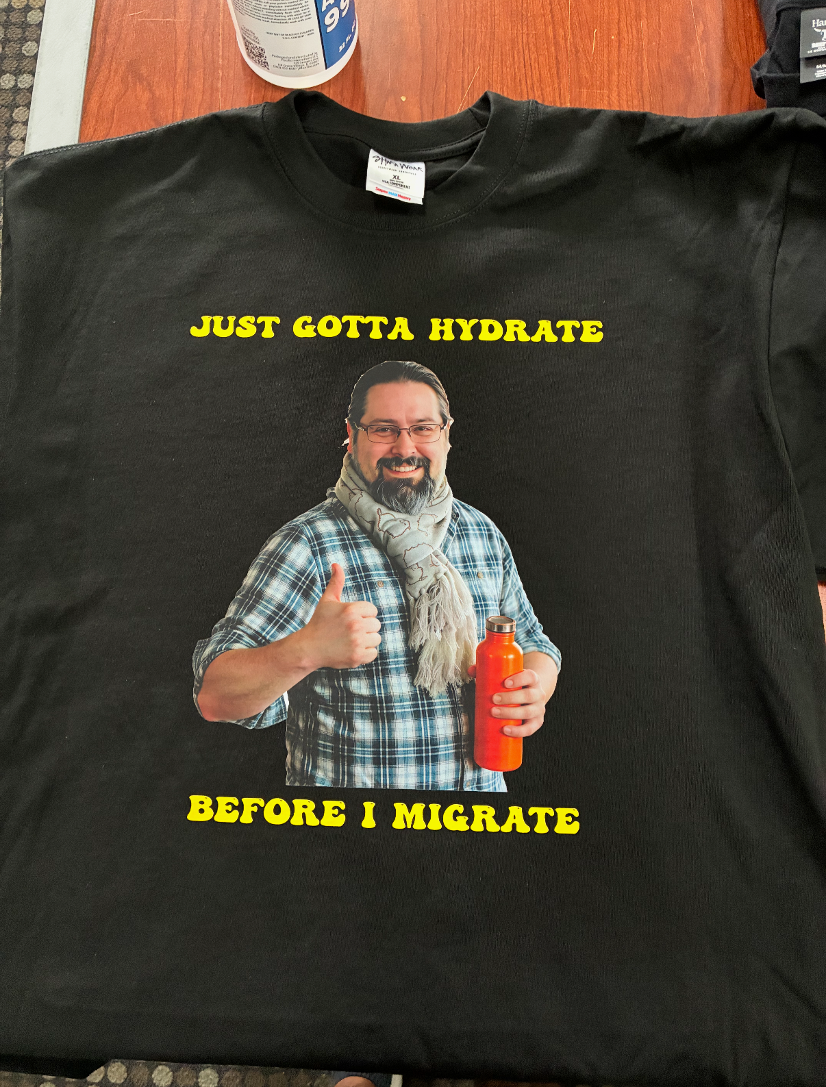Frankie Fire "Hydrate Before Migrate" T-Shirt